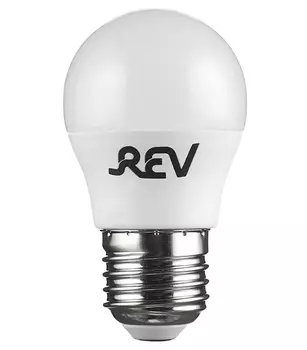 Лампа светодиодная REV 5 Вт Е27 шар G45 2700 К теплый свет 230 В