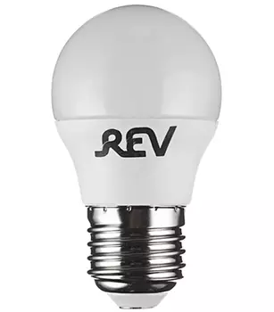 Лампа светодиодная REV 5 Вт Е27 шар G45 4000 К дневной свет 230 В