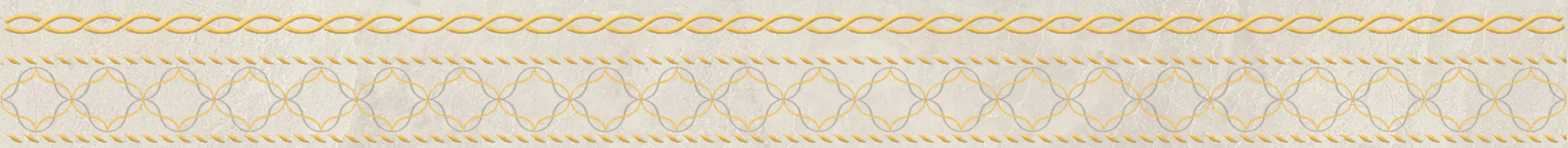 Бордюр Laparet Crystal Resonanse бежевый 6х60 см