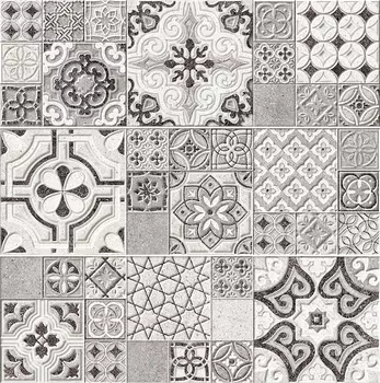 Декор для плитки Laparet Mason панно серое 60х60 см