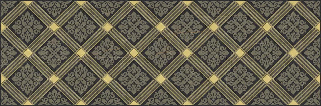 Декор для плитки Laparet Royal черный 20х60 см