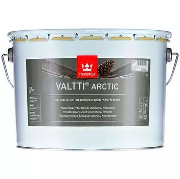 Лазурь фасадная Tikkurila Valtti Arctic EP 9 л