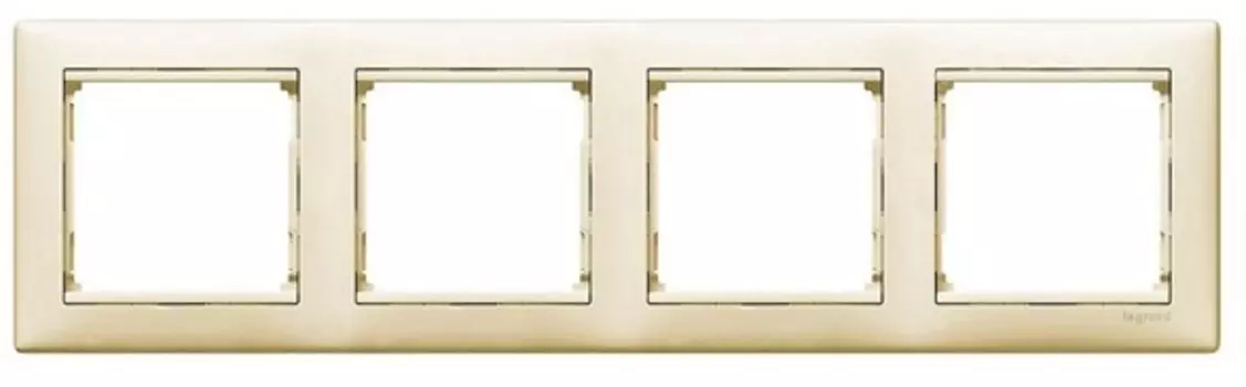 Legrand Valena 774354 (слоновая кость), рамка декоративная четырехместная