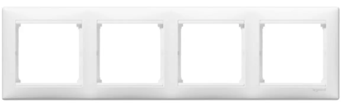 Legrand Valena, рамка четырехпостовая белая