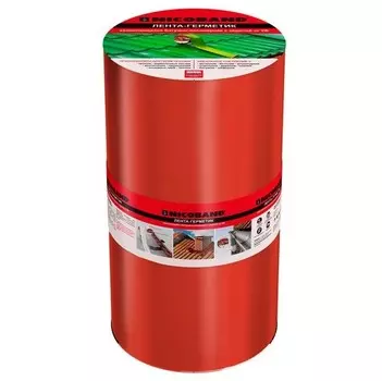 Лента герметизирующая Nicoband 10000х300 мм красная самоклеящаяся