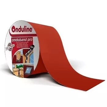 Лента герметизирующая Ондулин Ондубанд красный 10000х150 мм самоклеящаяся