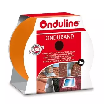 Лента герметизирующая Ондулин Ондубанд терракота 3000х50 мм самоклеящаяся