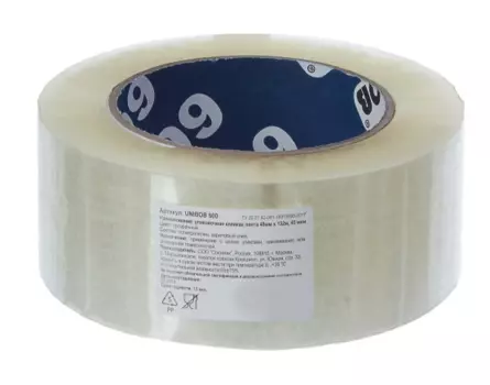 Лента упаковочная прозрачная Unibob 48 ммх132 м