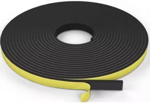 Лента уплотнительная самоклеющаяся межфланцевая 5х15 мм 10 м