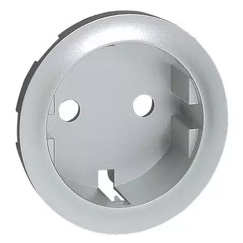 Лицевая панель для розетки Legrand Celiane 068431 одноместная титан