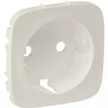 Лицевая панель для розетки Legrand Valena Allure 755206 одноместная Слоновая кость