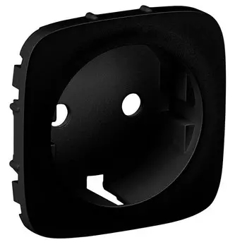Лицевая панель для розетки Legrand Valena Allure 755208 одноместная антрацит