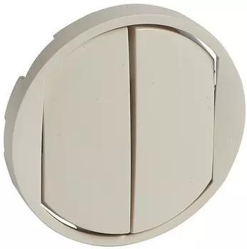 Лицевая панель Legrand Celiane 066201 двухклавишная Слоновая кость
