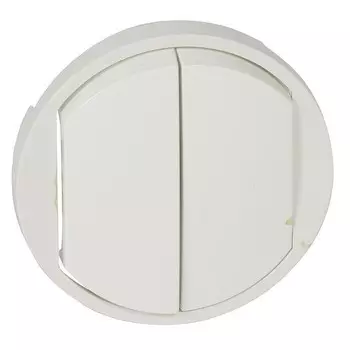 Лицевая панель Legrand Celiane 068002 двухклавишная белая