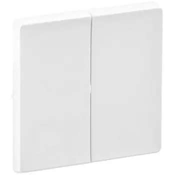 Лицевая панель Legrand Valena Life 755020 двухклавишная белая