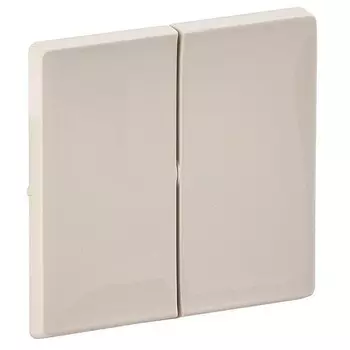 Лицевая панель Legrand Valena Life 755021 двухклавишная Слоновая кость
