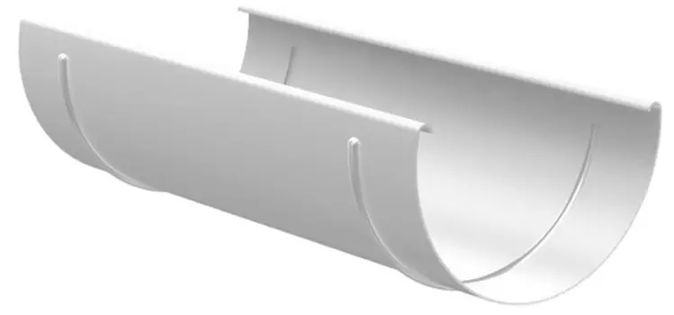 Linkor RAL 8017 120/100 мм, соединитель желоба белый