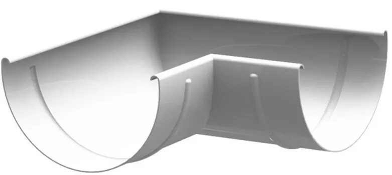 Linkor RAL 9003, 150/100 мм, Угол желоба универсальный 90°