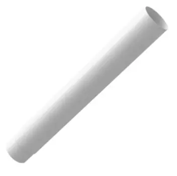 Linkor RAL 9003 (белая) 100 мм, 1 м, Труба соединительная алюминиевая