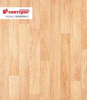 Линолеум полукоммерческий Синтерос Bonus Sorbona 3 1х3 м