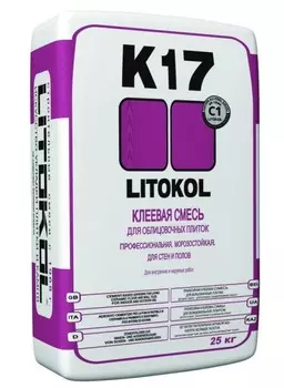 Litokol K17, 25 кг, Клей для плитки