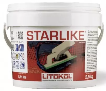 Litokol Litochrom Starlike C.400, 2.5 кг, Затирка эпоксидная