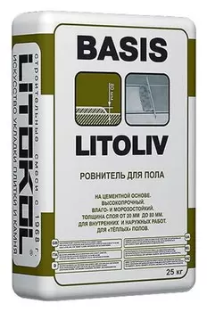 Litokol Litoliv Basis 25 кг, ровнитель для пола