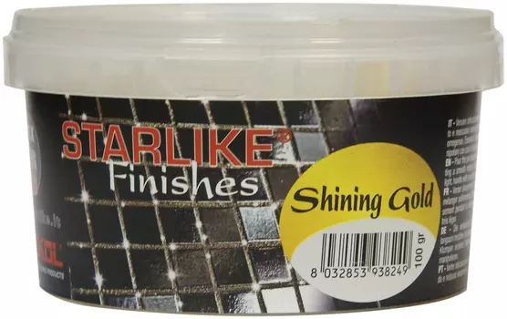 Litokol Starlike Shining Gold, 200 г, Добавка для затирки