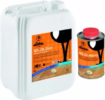 Loba WS 2K Duo, 5 кг, Лак паркетный двухкомпонентный экстраматовый