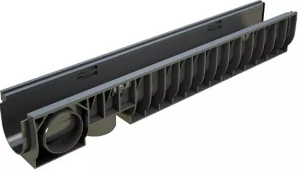 Лоток водоотводный Standartpark пластиковый PolyMax Basic ЛВ-10.16.16-ПП 160х1000х155 мм