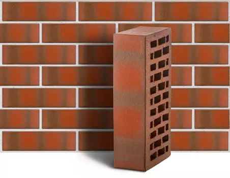 ЛСР М150 250х120х65 мм, Кирпич облицовочный одинарный гладкий пестрый (красный)