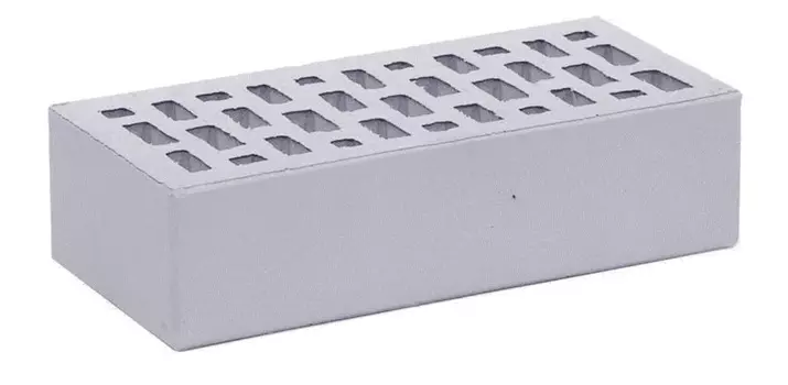 ЛСР М175 250х120х65 мм, Кирпич облицовочный одинарный гладкий (светло-серый)