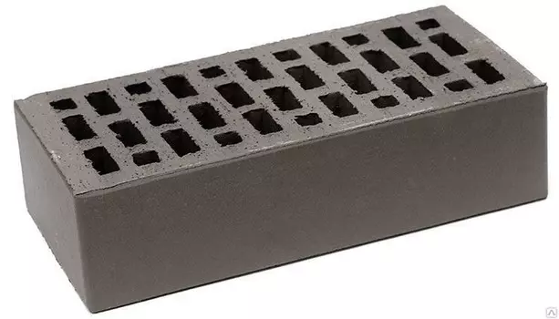 ЛСР М175 250х120х65 мм, Кирпич облицовочный одинарный гладкий (серый)