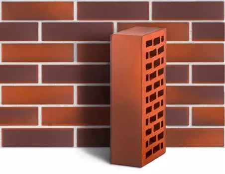 ЛСР М175 250х120х65 мм, Кирпич облицовочный одинарный гладкий флэшинг (красный)