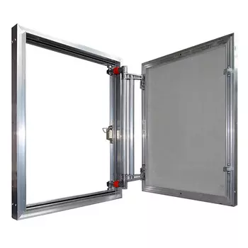 Люк 40х40 см, ревизионный под плитку алюминиевый