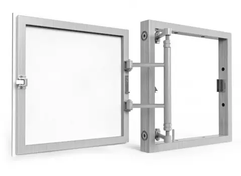 Люк 50х70 см, ревизионный под плитку алюминиевый