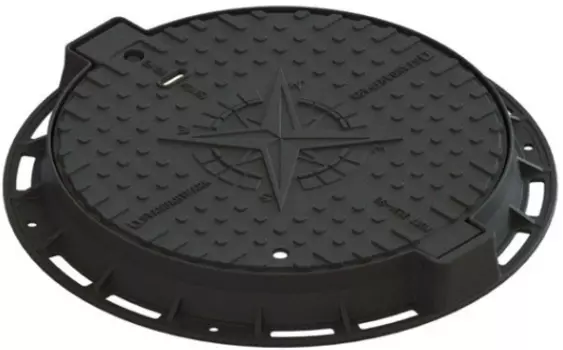 Люк чугунный с запорным устройством Standartpark Л-60.76.06-ВЧ D761 мм