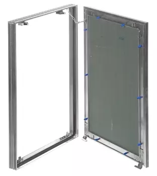 Люк Хаммер Гиппократ-П, 40х60 см, ревизионный под плитку алюминиевый