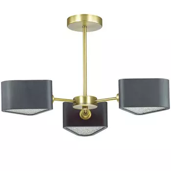 Люстра подвесная Lumion Riven 4406/3C коричневая E14 3х40W 220V