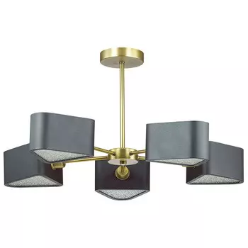 Люстра подвесная Lumion Riven 4406/5C коричневая E14 5х40W 220V