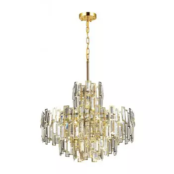 Люстра подвесная Odeon Light Agnes 4122/8 золото E14 8х40W