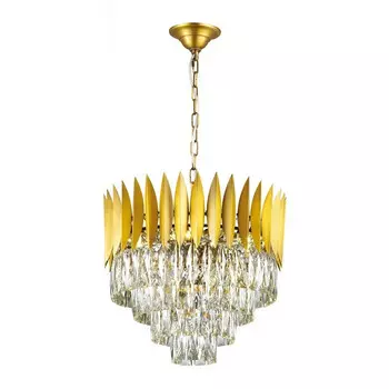 Люстра подвесная Odeon Light Valetta 4124/12 золото E14 12х40W