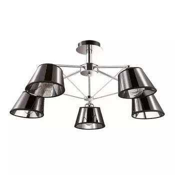 Люстра потолочная Lumion Barensa 2975/5C черная E27 5х40W 220V