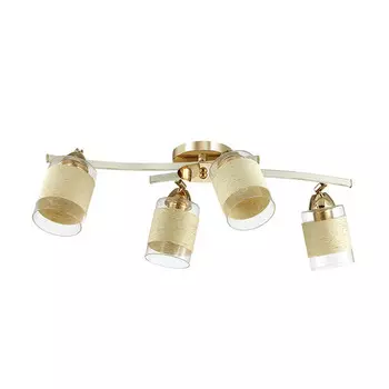 Люстра потолочная Lumion Filla 3029/4CA золото E27 4х60W 220V