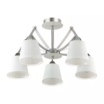 Люстра потолочная Lumion Hadrinna 3449/5C белая E14 5х60W 220V