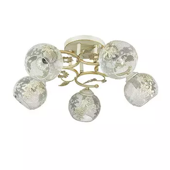 Люстра потолочная Lumion Ivetta 3000/5C белая E14 5х40W 220V