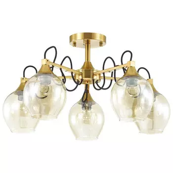 Люстра потолочная Lumion Megan 3777/5C бронза E27 5х60W 220V