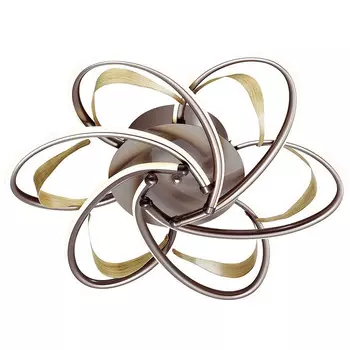 Люстра потолочная Lumion Miranda 3772/57CL коричневая LED 57W 220V