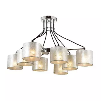 Люстра потолочная Lumion Odri 3412/8 серебро E14 8х40W 220V