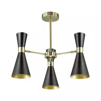 Люстра потолочная Lumion Quinn 3662/3C античная бронза E14 3х60W 220V